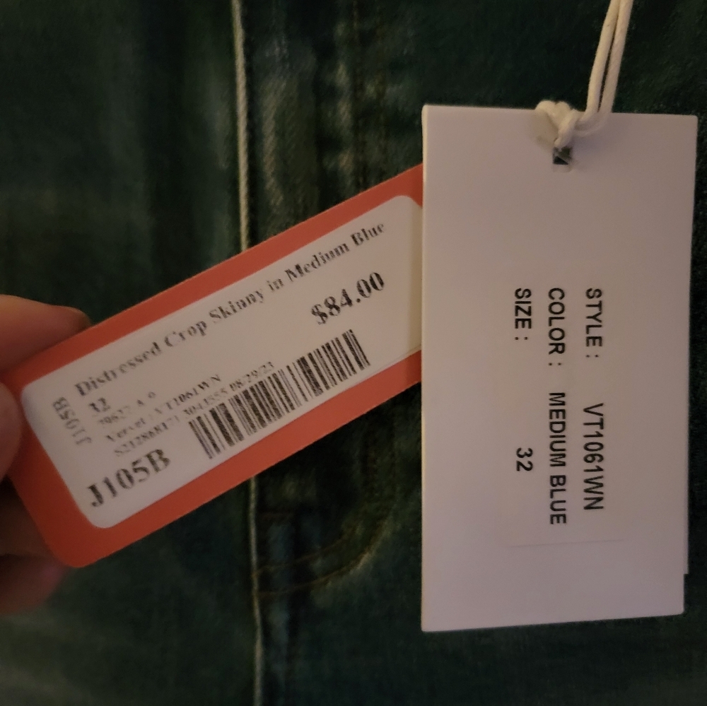 NWT Vervet Skinny Jeans Sz 32 - Picture 3 of 5